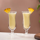 Pina Colada Double Wall Stem Glass Set Of 2 400ml