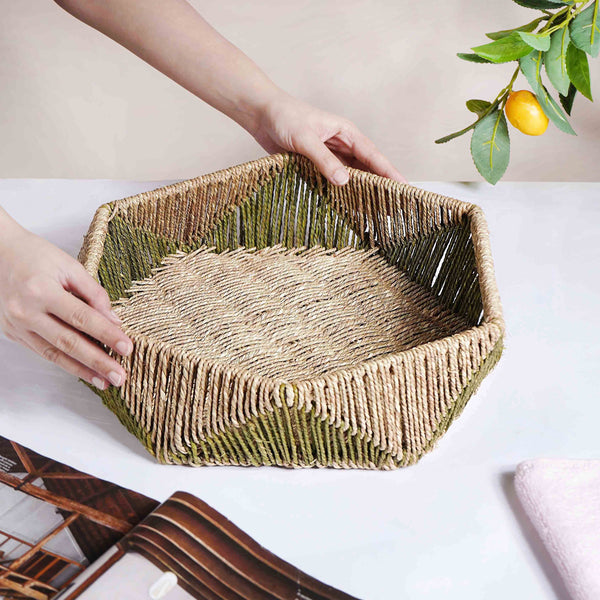 Sustainable Hexagon Kitchen Storage Basket