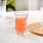 Embossed Tulip Tea Cup Set Of 6 150ml