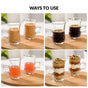 Embossed Tulip Tea Cup Set Of 6 150ml