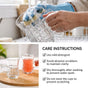 Embossed Tulip Tea Cup Set Of 6 150ml