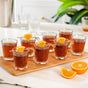 Embossed Shot Glass Set Of 12 55ml