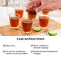 Embossed Shot Glass Set Of 12 55ml