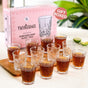 Embossed Shot Glass Set Of 12 55ml