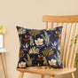Embroidered Garden Cotton Cushion Cover 40x40cm