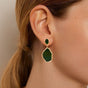 Emerald Green Dangler Earrings