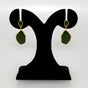 Emerald Green Dangler Earrings