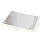 Engraved Stainless Steel Chopping Board 35x25cm