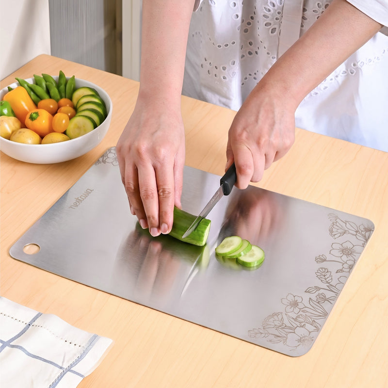 Engraved Stainless Steel Chopping Board 35x25cm