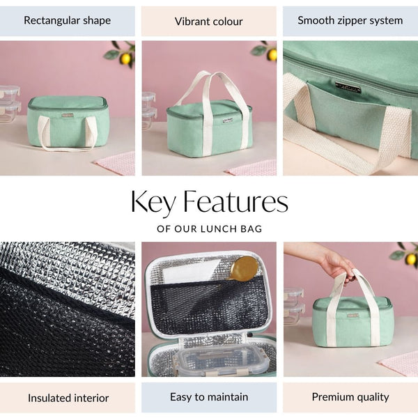 Urban Daily Insulated Daily Lunch Bag In Green