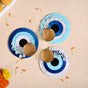 Set Of 3 Evil Eye Tea Light Holders