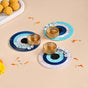 Set Of 3 Evil Eye Tea Light Holders