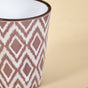 Kaleido Ceramic Tea Cup Set Of 6 Taupe 250ml