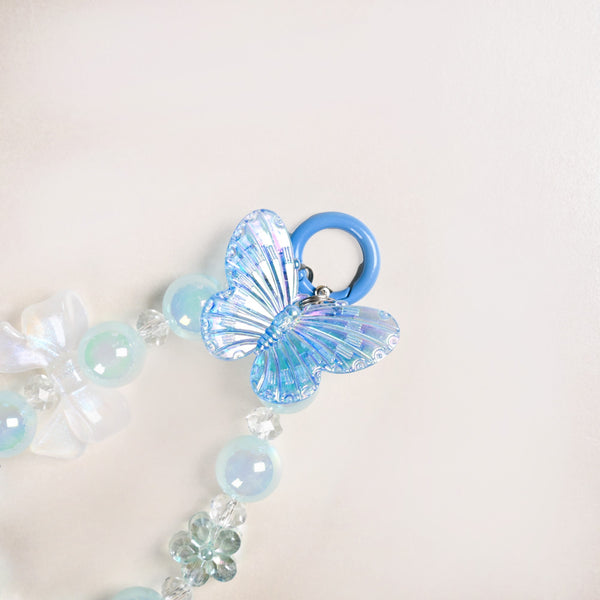 Fairy Blue Butterfly Keychain