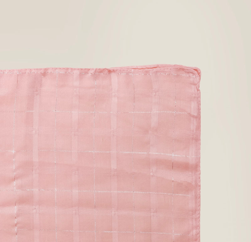 Moire Patterned Stylish Scarf For Women Pink