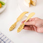 Luxury Gold Butter Knife And Cheese Knife Set Of 2