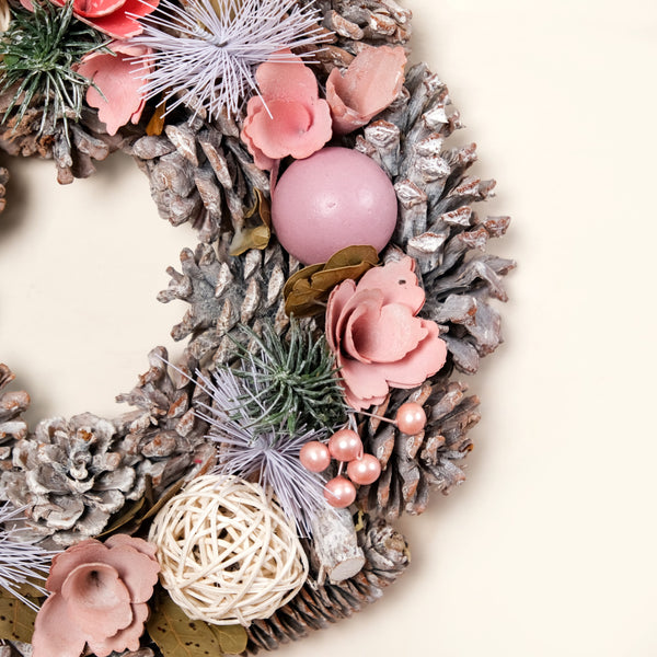 Snow Kissed Holiday Wreath For Sustainable Home Decor