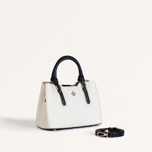 Luma Black And White Handbag