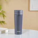 Thermox Double Wall Insulated Travel Mug With Strainer Onyx Grey 450ml