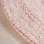 Ultra Soft Cotton Door Mat Baby Pink Set Of 2 24x16 Inch