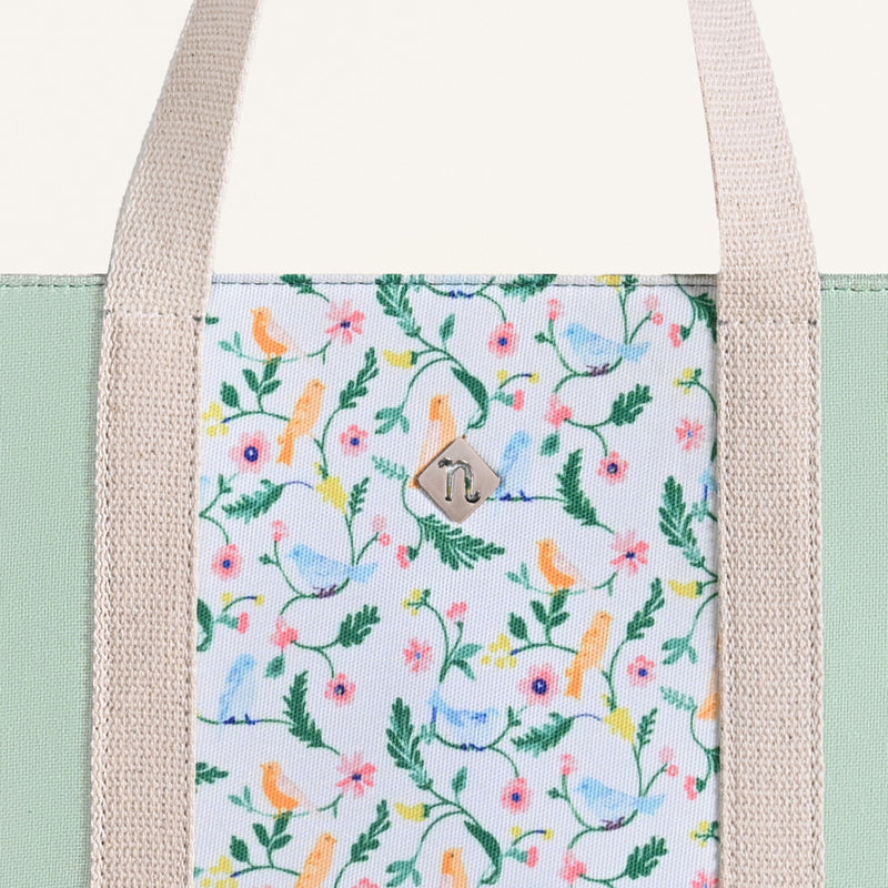 Floracore Canvas Tote Bag Mint