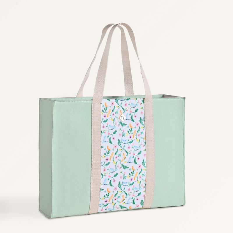 Floracore Canvas Tote Bag Mint