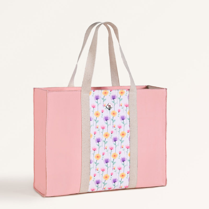 Floracore Canvas Tote Bag Pink