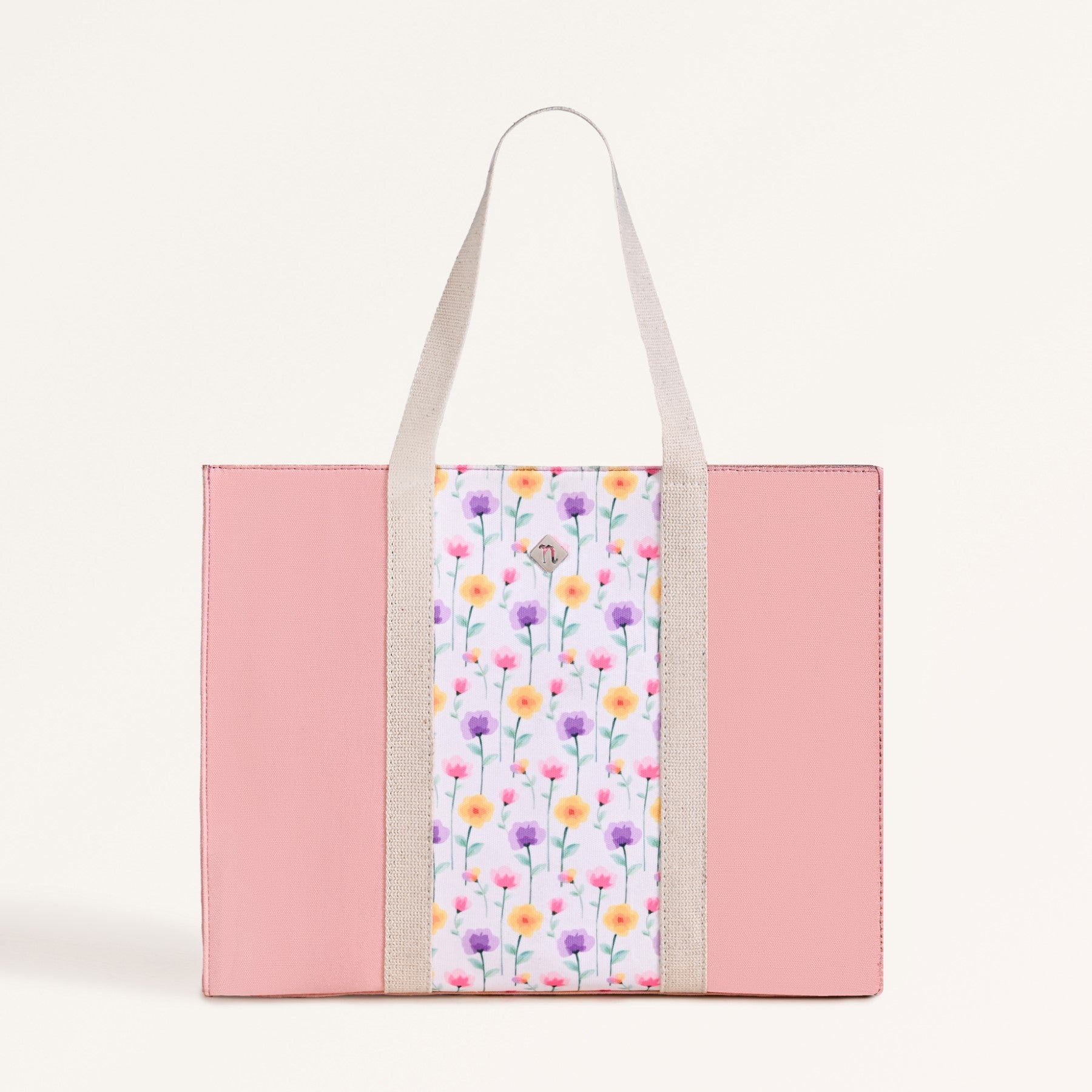 Floracore Canvas Tote Bag Pink