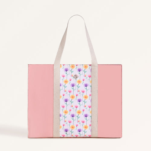 Floracore Canvas Tote Bag Pink