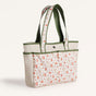 Floral Cotton Canvas Tote Bag