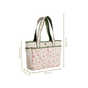 Floral Cotton Canvas Tote Bag
