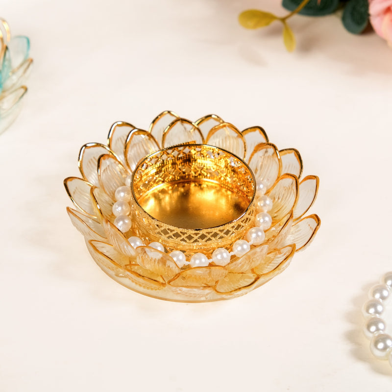 Floral Festivity Tealight Holder Set Of 6