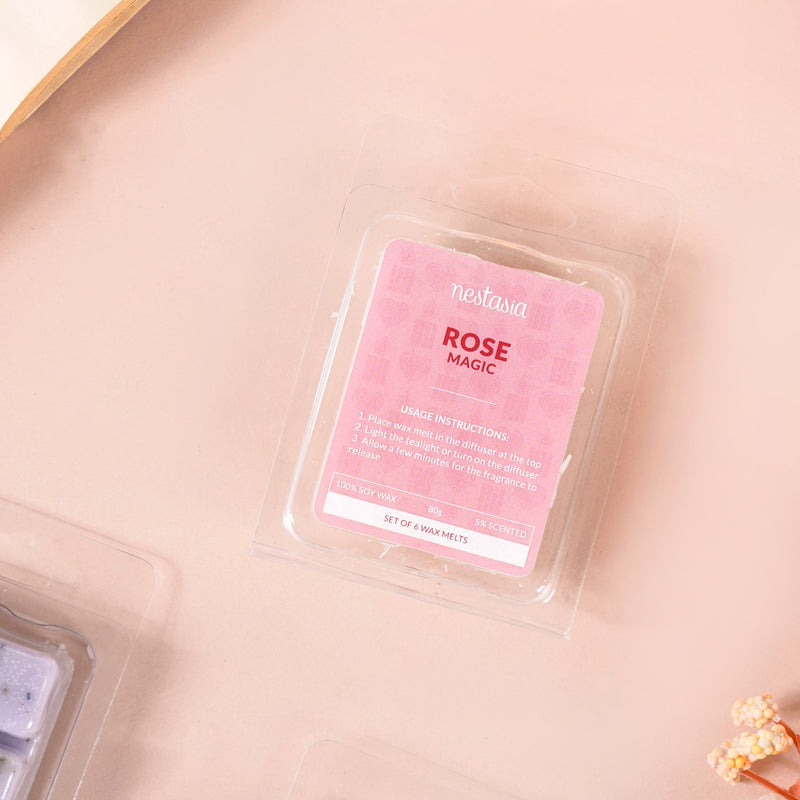 Floral Fusion Scented Wax Melts Set Of 4 - Floral Fusion Scented Wax Melts, Wax Melts Set, Floral Scented Melts