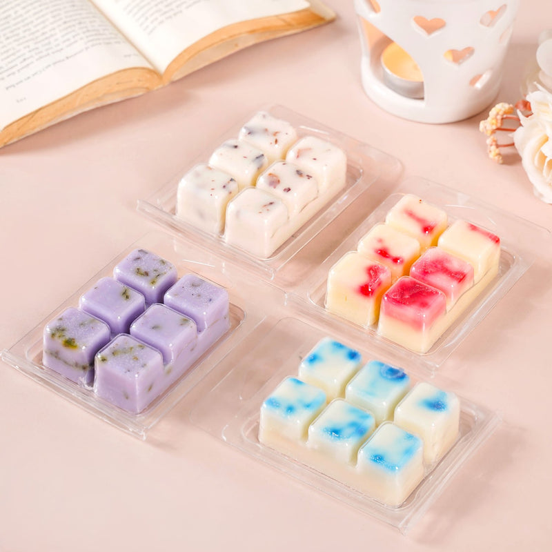 Floral Fusion Scented Wax Melts Set Of 4 - Floral Fusion Scented Wax Melts, Wax Melts Set, Floral Scented Melts