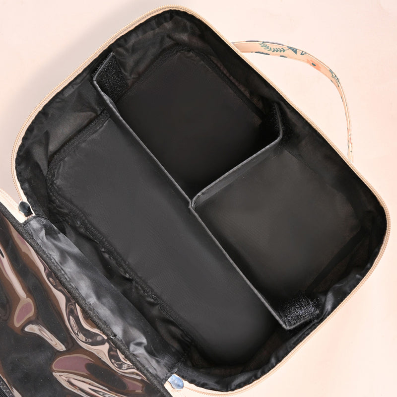 Floral Garden Travel Organiser And Makeup Bag