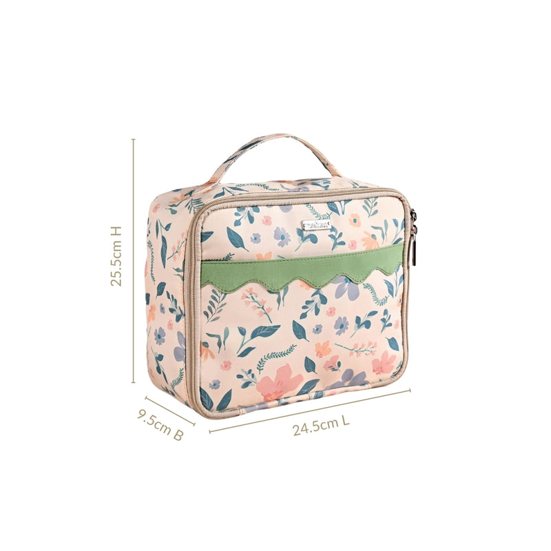 Floral Garden Travel Organiser And Makeup Bag