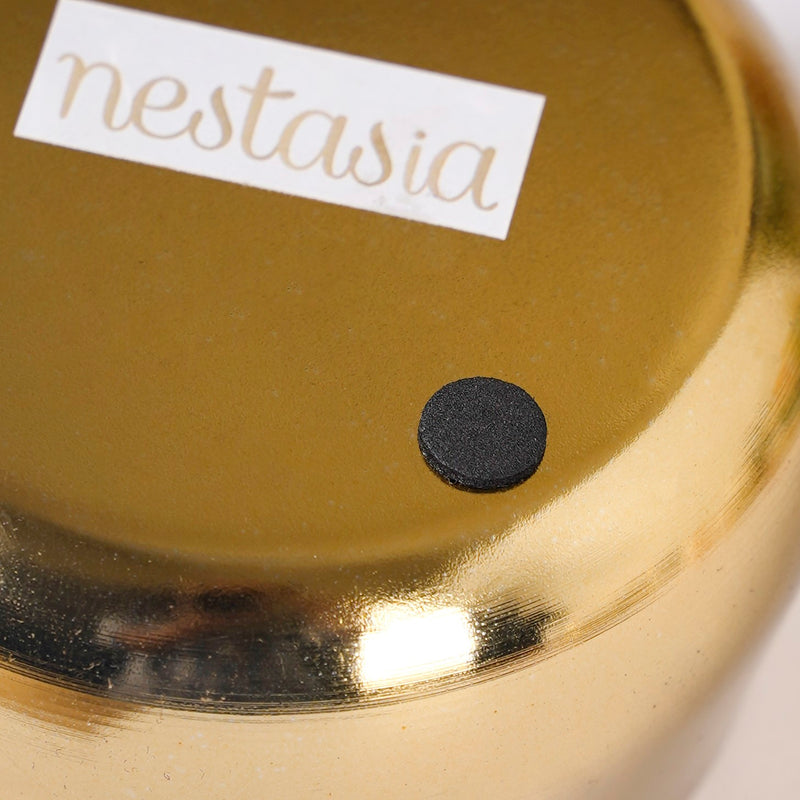 Floral Gold Double Wick Scented Candle Set Of 2 - Double Wick Scented Candle, Scented Candle Set, Floral Scented Candle, Set of 2 Candles