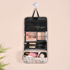 Floral Hanging Travel Toiletry Kit Bag
