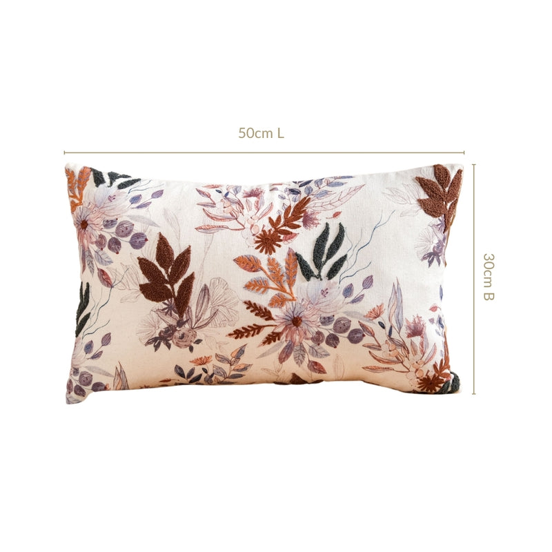 Floral Meadow Cotton Cushion Cover
