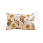 Floral Minimalism Cotton Slub Cushion Cover