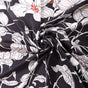 Summer Silk Floral Motif Scarf For Women