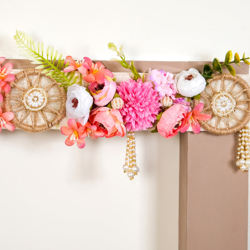 Flower And Pearls Decorative Toran