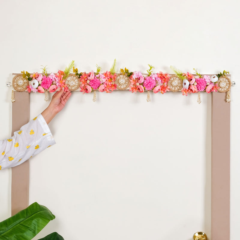 Flower And Pearls Decorative Toran