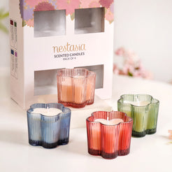 Four Seasons Of Scents Fragrant Candles Gift Set Of 4