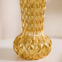 Luxe Textured Golden Flower Vase