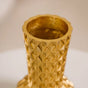 Luxe Textured Golden Flower Vase