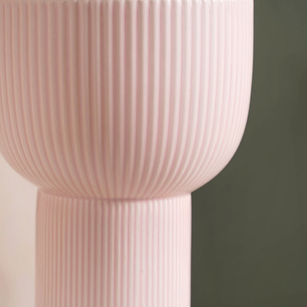 Pastel Pink Ceramic Flower Vase