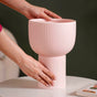 Pastel Pink Ceramic Flower Vase