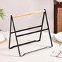 Foldable 2 Tier Wooden Storage Rack