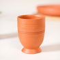 Footed Terracotta Clay Tumblers Set Of 4 200ml